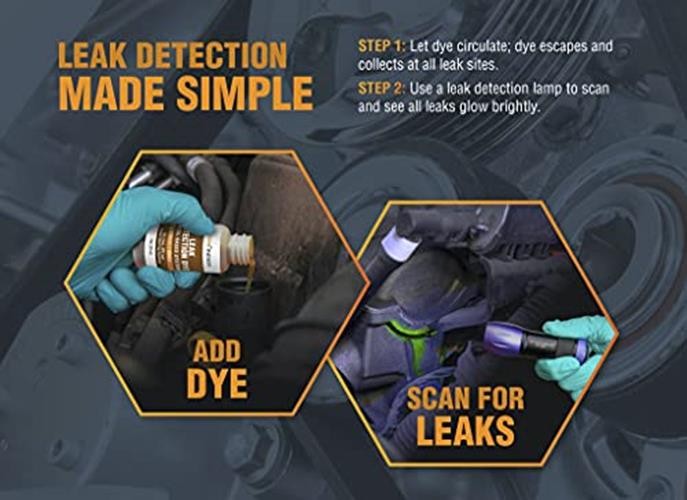 LEAKFINDER LF3001CS Automotive Engine Coolant Leak Assorted Sizes , Styles