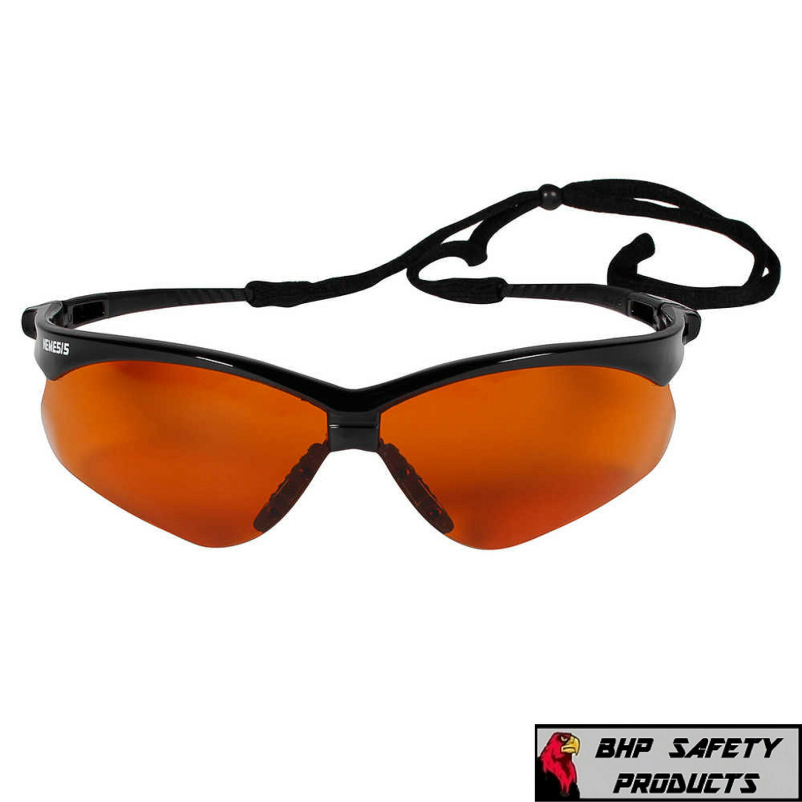 (3 PAIR) KLEENGUARD NEMESIS SAFETY GLASSES COPPER “BLUE SHIELD” LENS 19642