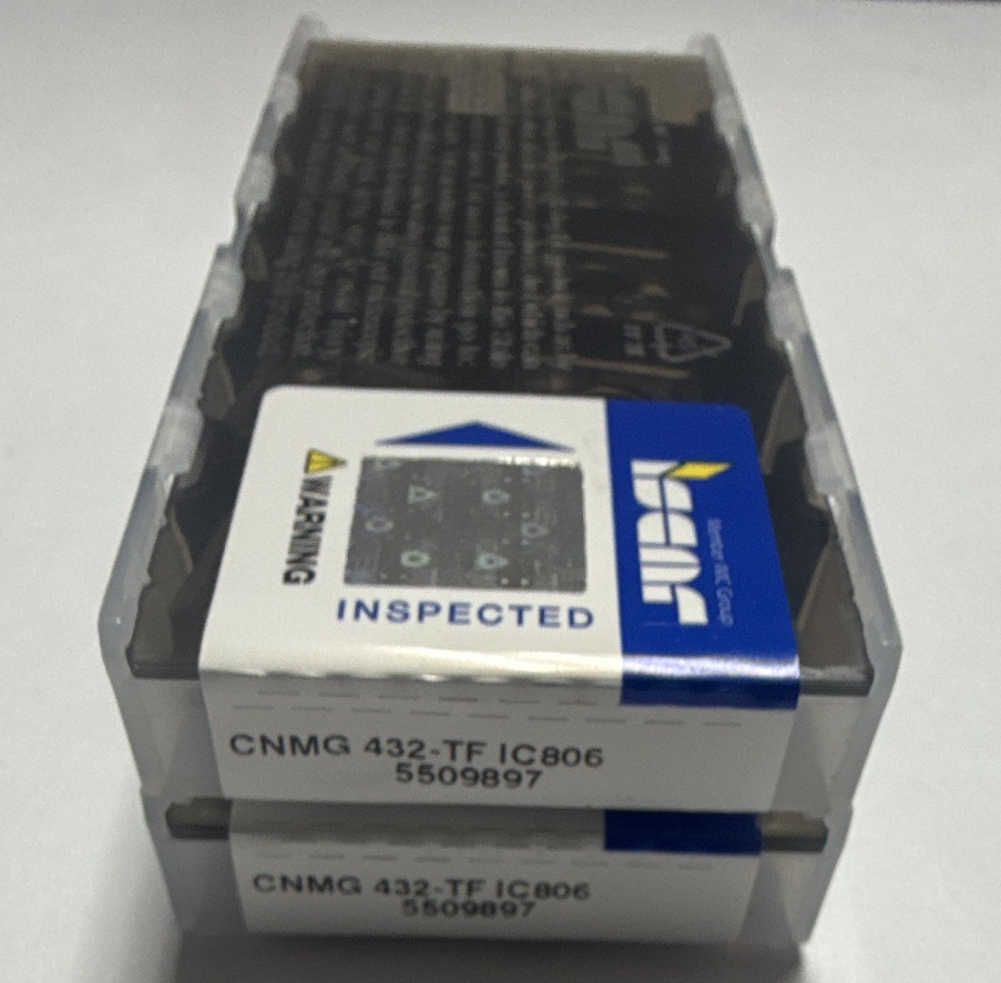 ISCAR Carbide Turning Insert CNMG 432-TF IC806 Indexable Inserts (10pcs)