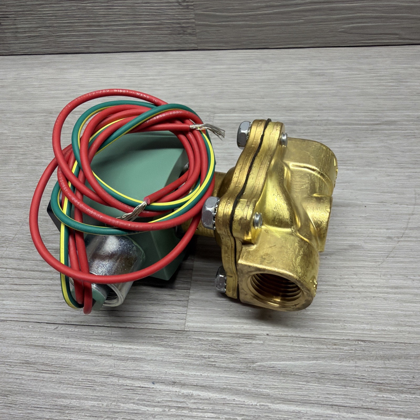 ASCO 8210G034 Red Hat Solenoid Valve, 24VDC Coil, 1/2” NPT Ports, New