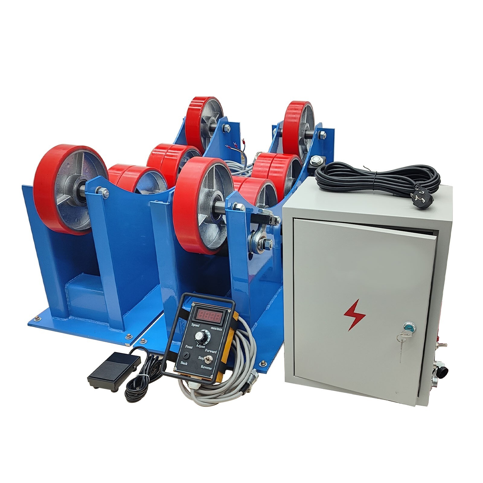 3T 660lbs Welding Turning Rolls Metalwork Weld Table Positioner 4 Soft Roller