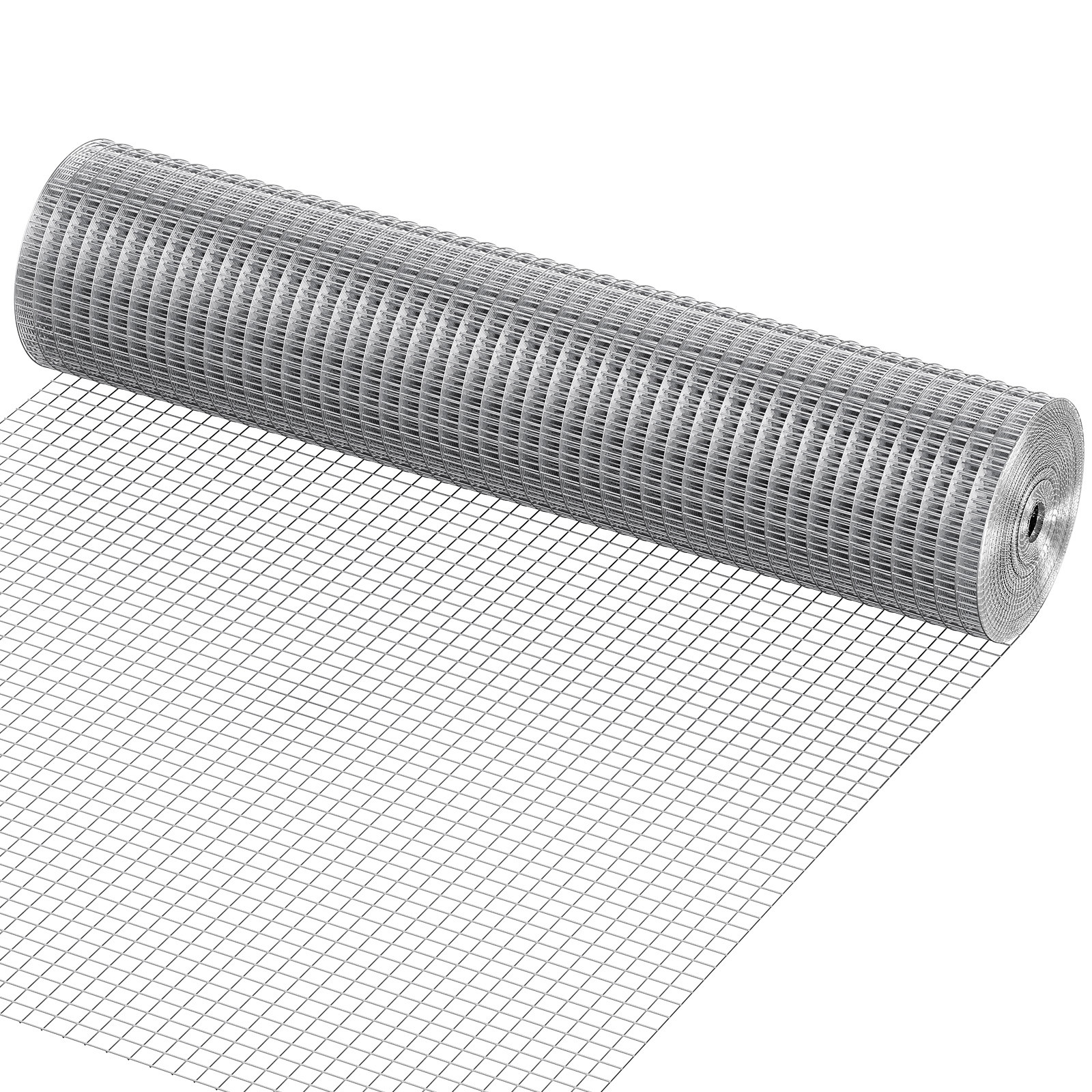 VEVOR Hardware Cloth 1/2″ 24in x 25ft 19 Ga Wire Mesh Roll Chicken Wire Fencing