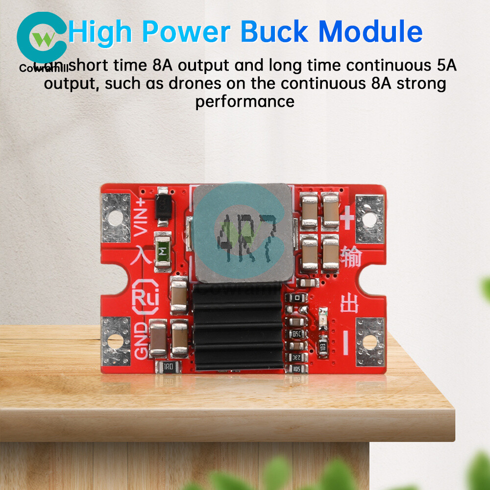 DC-DC 25V to 5V/12V 8A High Power Buck Step-down Module For Mini Airplane Model