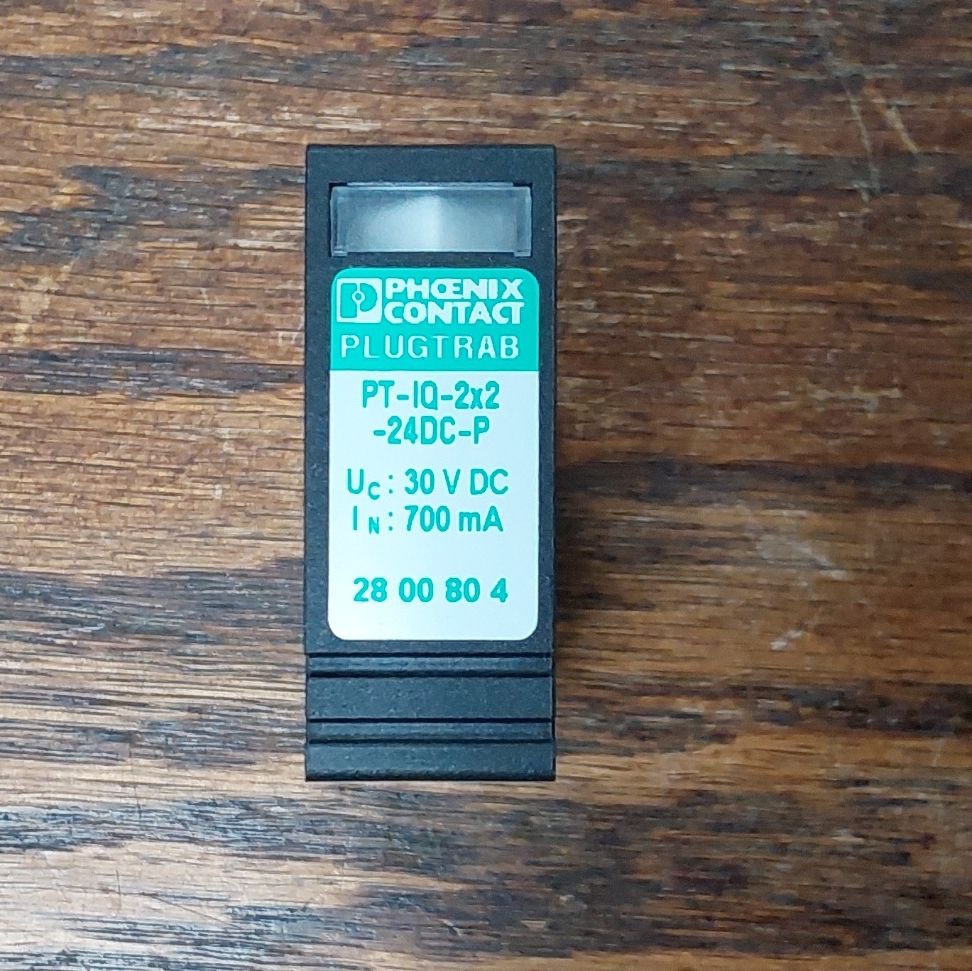 Phoenix Contact PLUGTRAB PT-IQ-2X2-24DC-P Plug-In Surge Protector Module 2800804