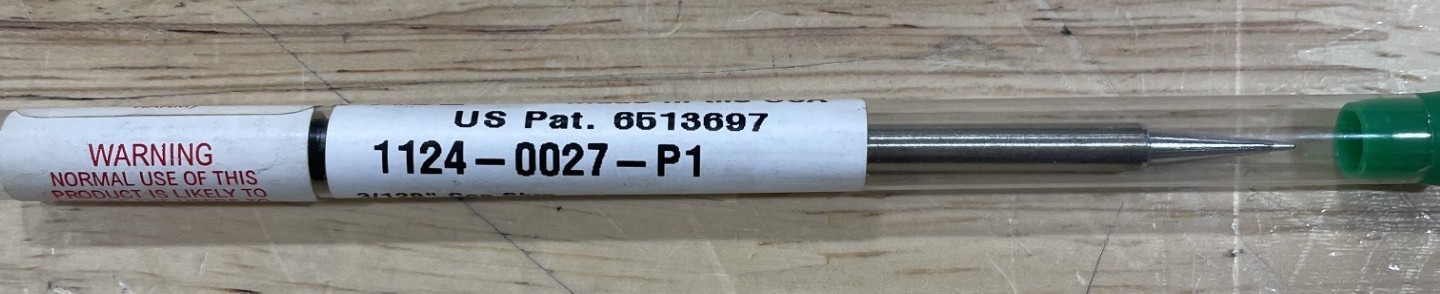 Pace 1124-0027-P1 Soldering Tip, 3/128″ Conical Sharp, For Use w/ TD-100A