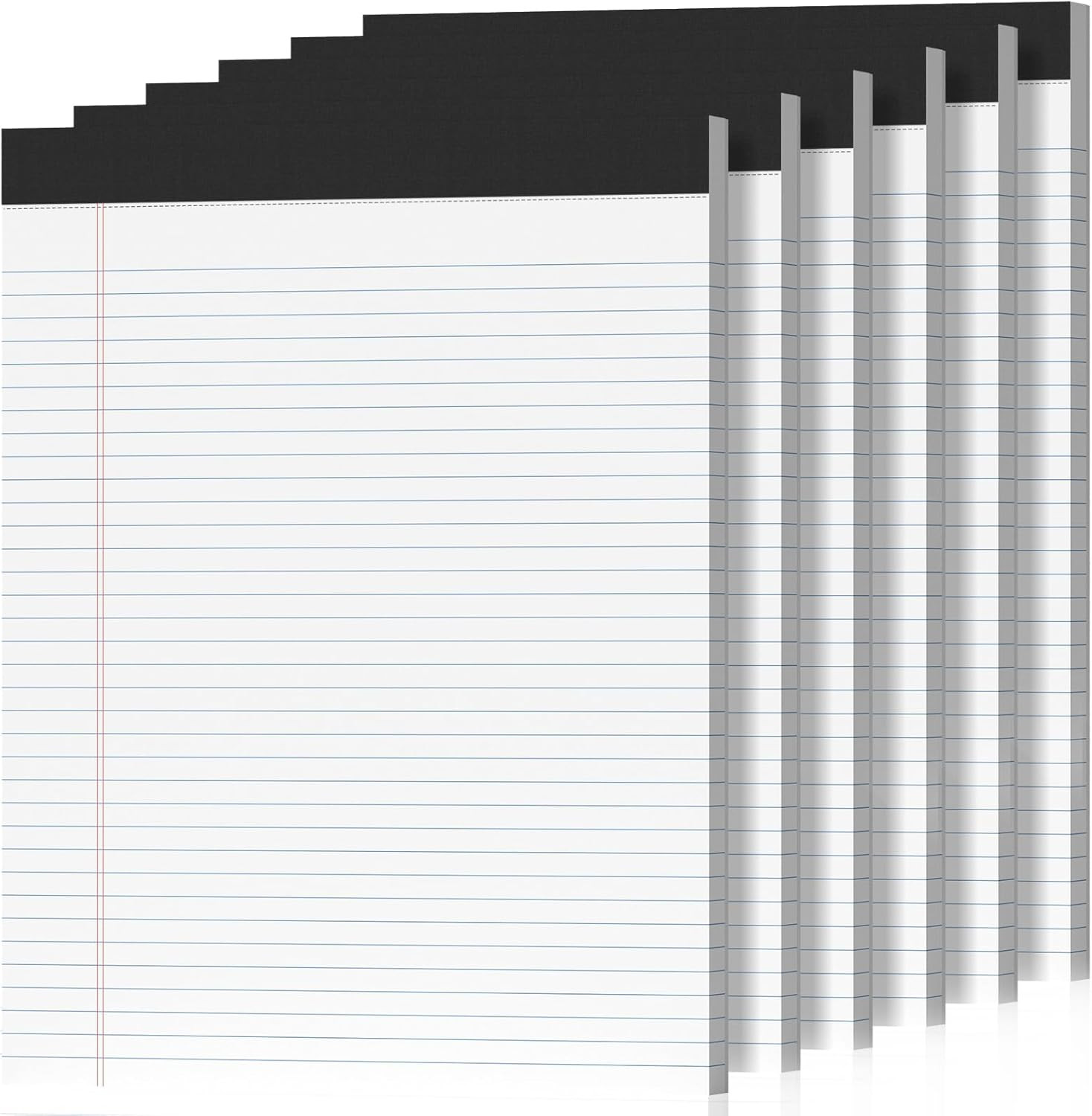 6 Pack Legal Pads 8.5 x 11 College Ruled 300 Sheets Note Pads 8.5 x 11 Notepads