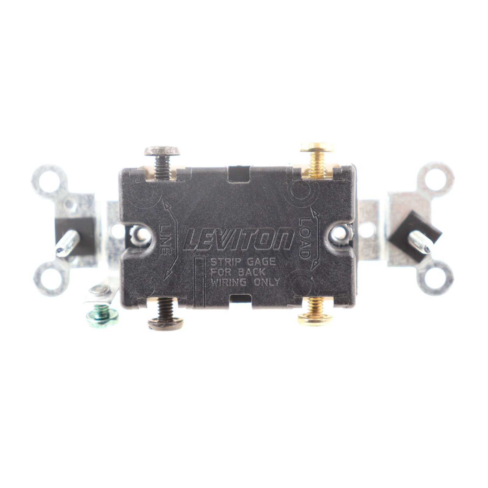 LEVITON CS220-2W TOGGLE SWITCH, DOUBLE POLE, AC QUIET, 20A, 120/277V, WHITE