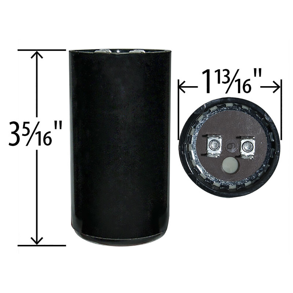 USA 108-130 uf/MFD 220-250 VAC volts Round Start Capacitor 50/60 Hz – Lot-1