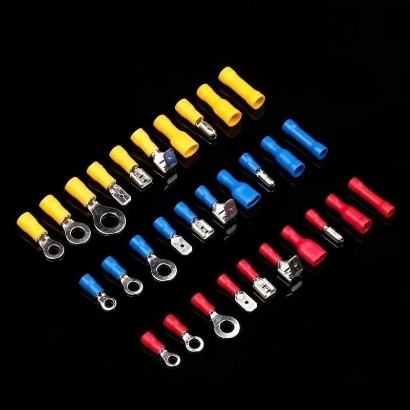 102/280/300/480PCS Wire Connector Kit Male Female Insulated Crimp Terminals Spad