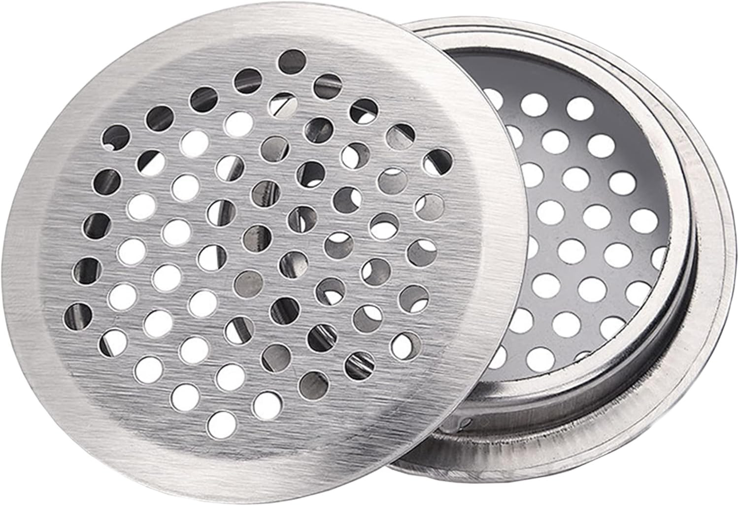 Stainless Steel Circular Soffit Vent 1 Inch Round Mesh Hole Louver Cover 20 Pack
