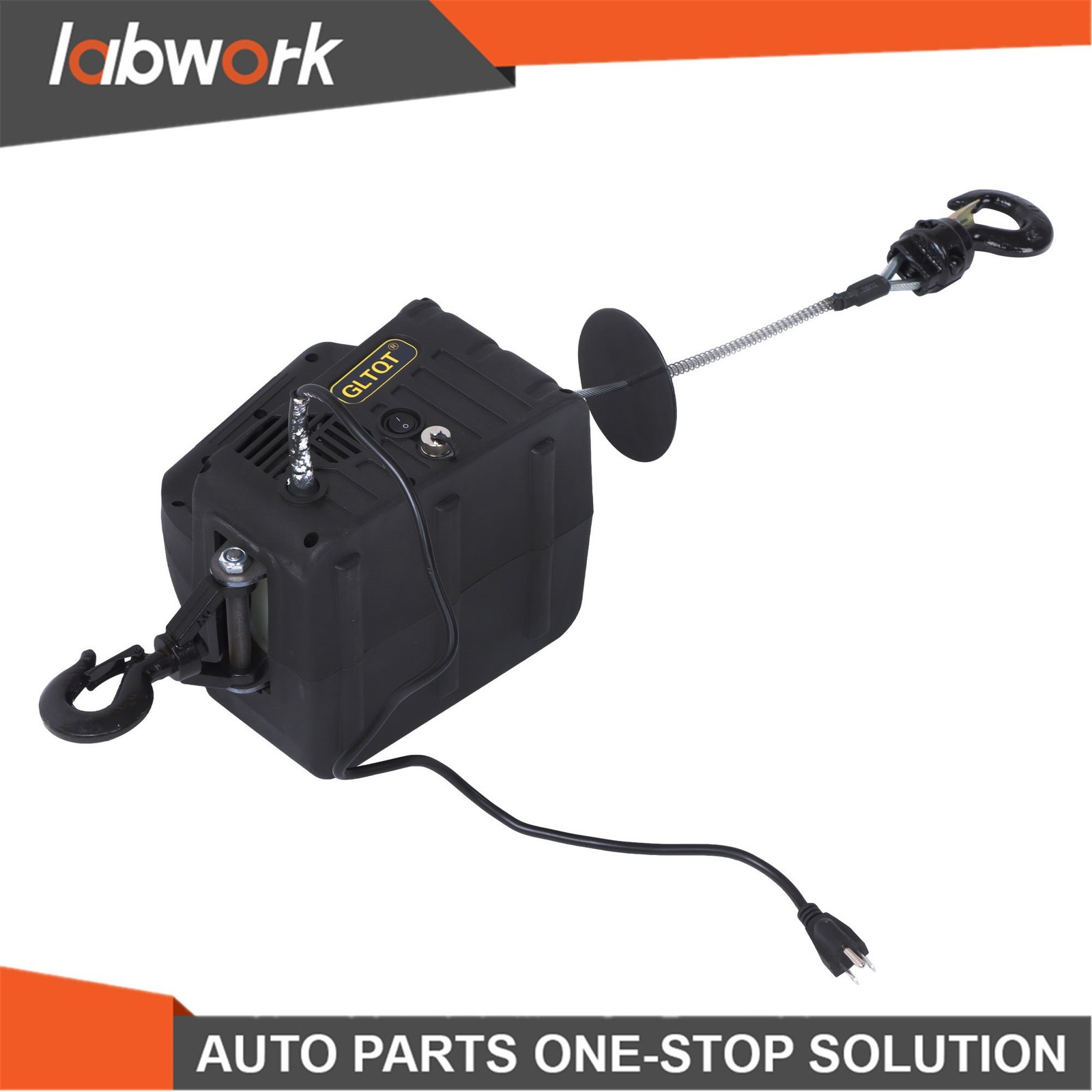 Labwork 2in1 Portable Electric Hoist Winch 1100lbs With Wireless Remote Control