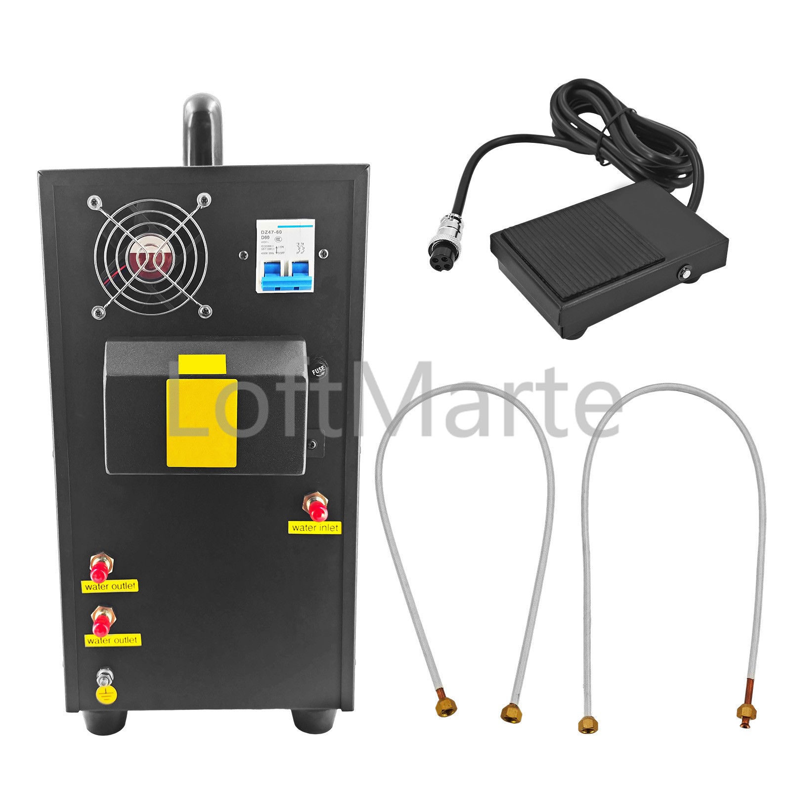 15KW High Frequency Induction Heater Furnace 220V, 16:2 Turns Ratio
