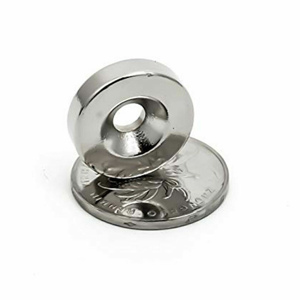 N35 Countersunk Ring Round Disc Strong Neodymium Magnets Rare Earth with Hole