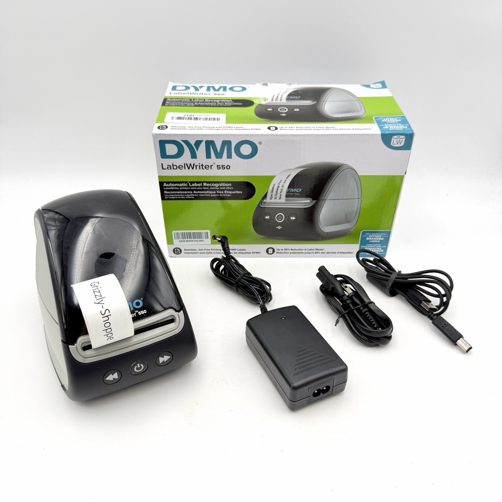 DYMO LabelWriter 550 USB Thermal Label Printer Tested & Working