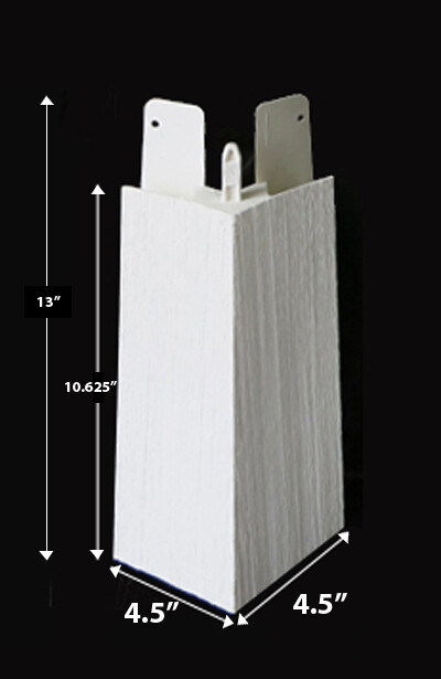 Nailite Exterior Hand Split Vinyl Siding Cedar Shake Outside 90° Degree Corner