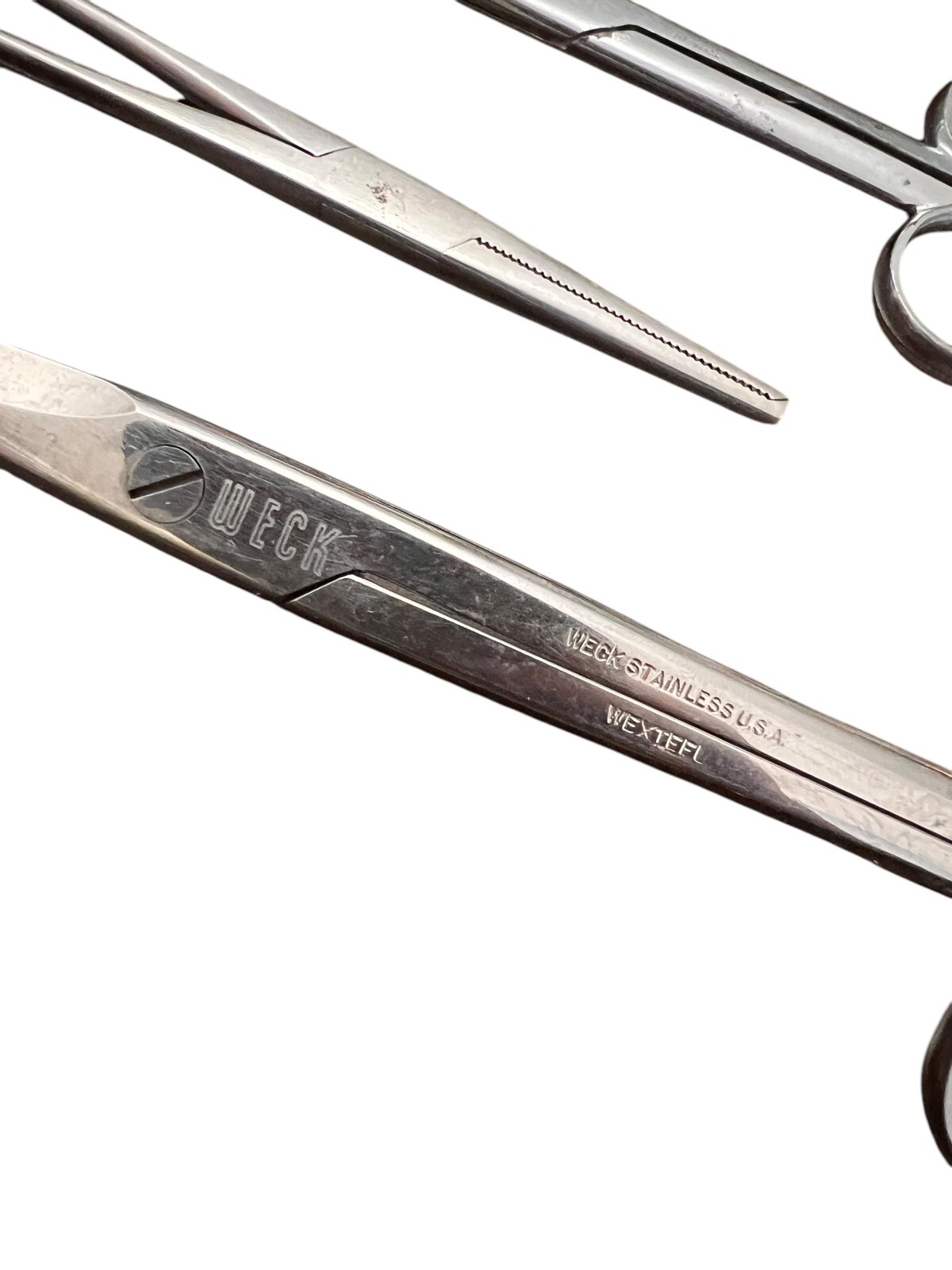 WoW~ lot 3 Surgical Scissors WECK #162 Silco Clamp Dittmer Medical grade