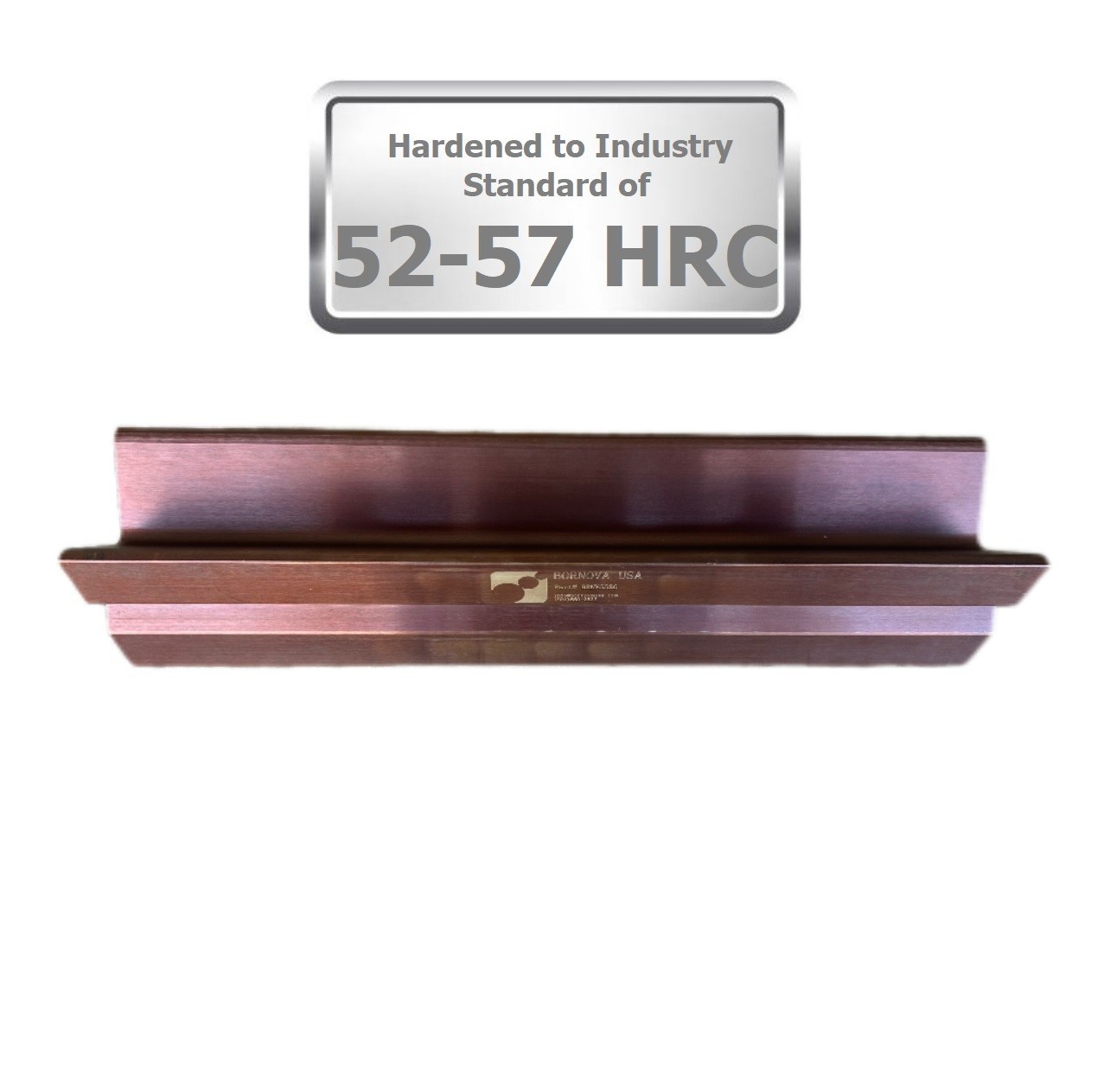 NEW 16.33″ Press Brake Die 2.36″ sq. – V Openings:1.97″ 1.38″ 0.87″ and 0.63″