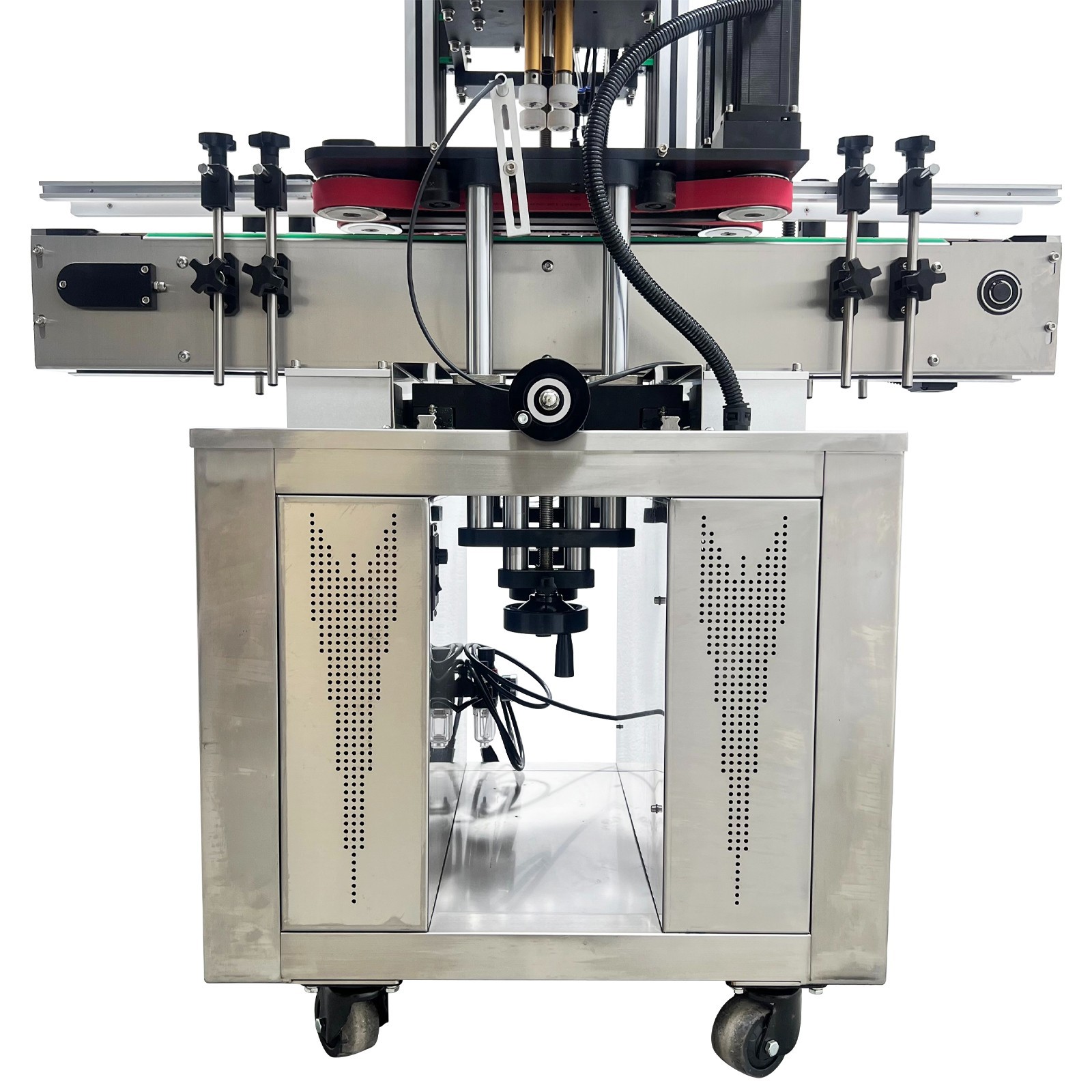Automatic Conveyor Capping Machine for Assembly Line 0.78-4.72in Bottle Dia.