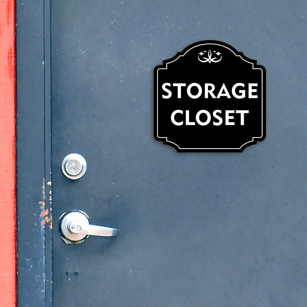 Heritage Plus Storage Closet Wall or Door Sign | Home Decor