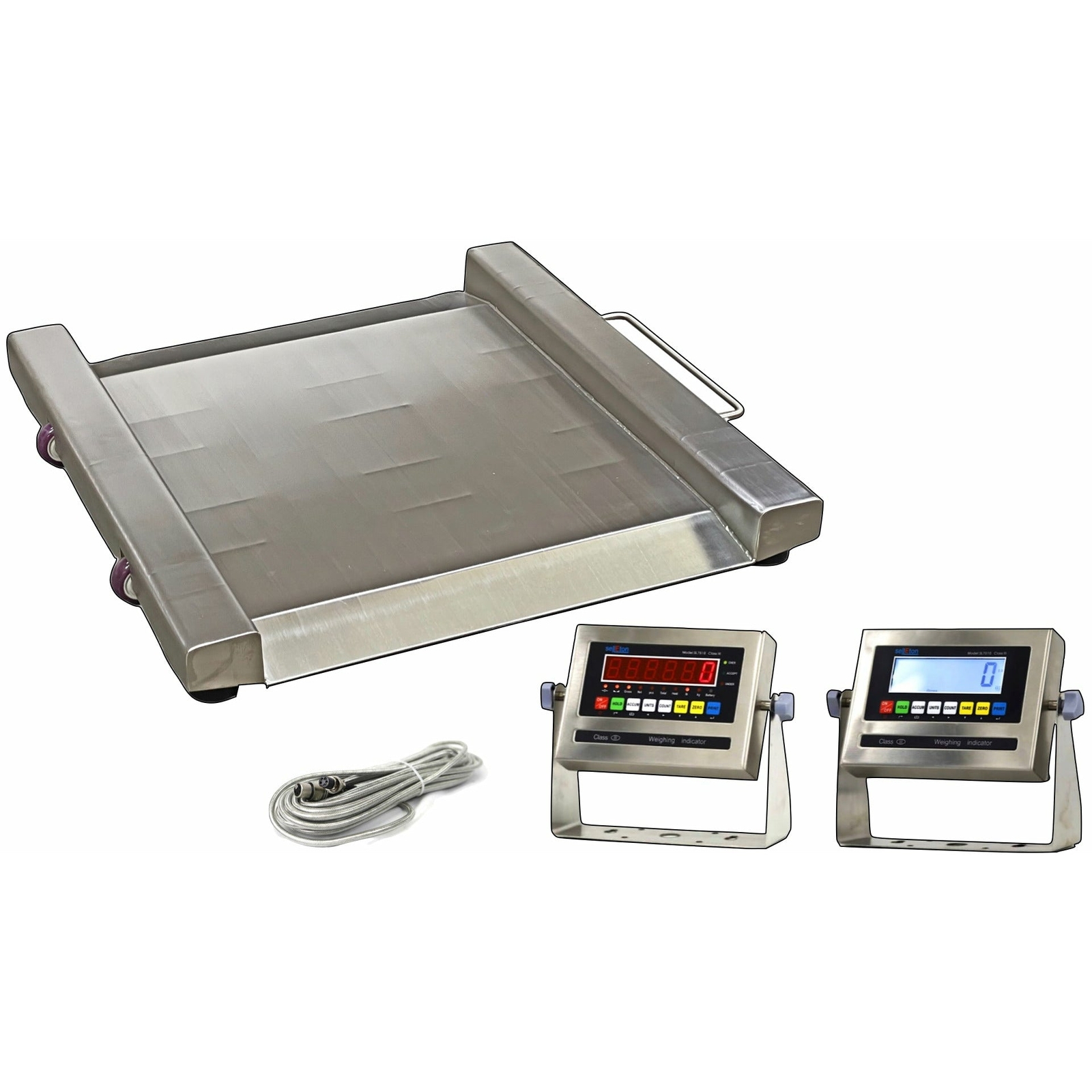 SL-917-SS Stainless Steel Drum Scale NTEP legal for trade 2000 lbs LED Display