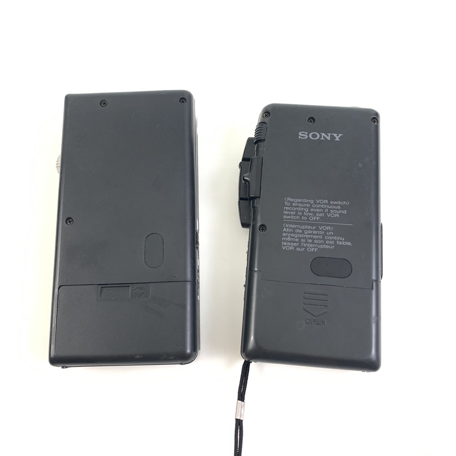 2 SONY M-750V / M-507V Microcassette Voice Tape Recorder PARTS Repair #6883