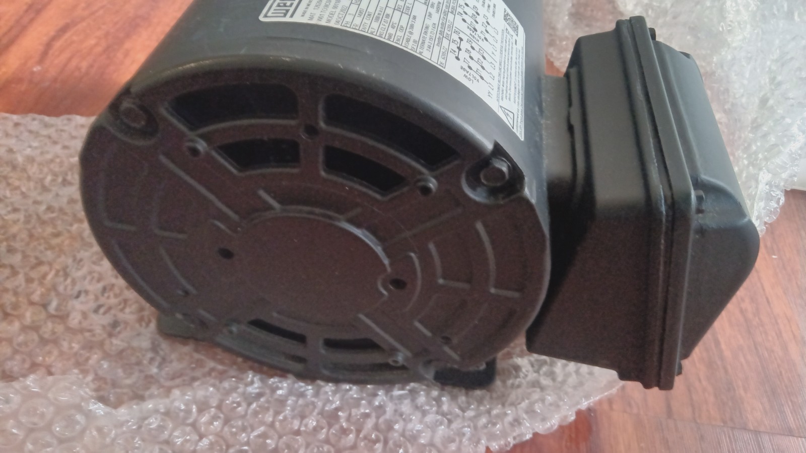 WEG General Purpose Motor: Open Drip Proof, Rigid Base Mount model Never install