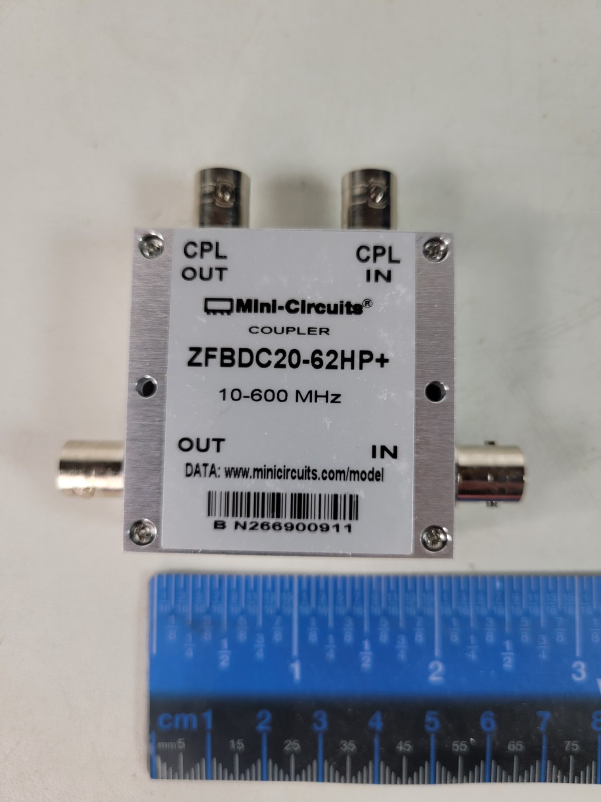 (NEW NOS) Mini-Circuits ZFBDC20-62HP+ DC Pass Directional Coupler 10 to 600MHz