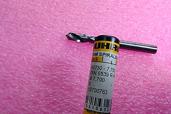 GUHRING Series 730 7.7mm Carbide Screw machine Twist Drill , Type N 730-7.700