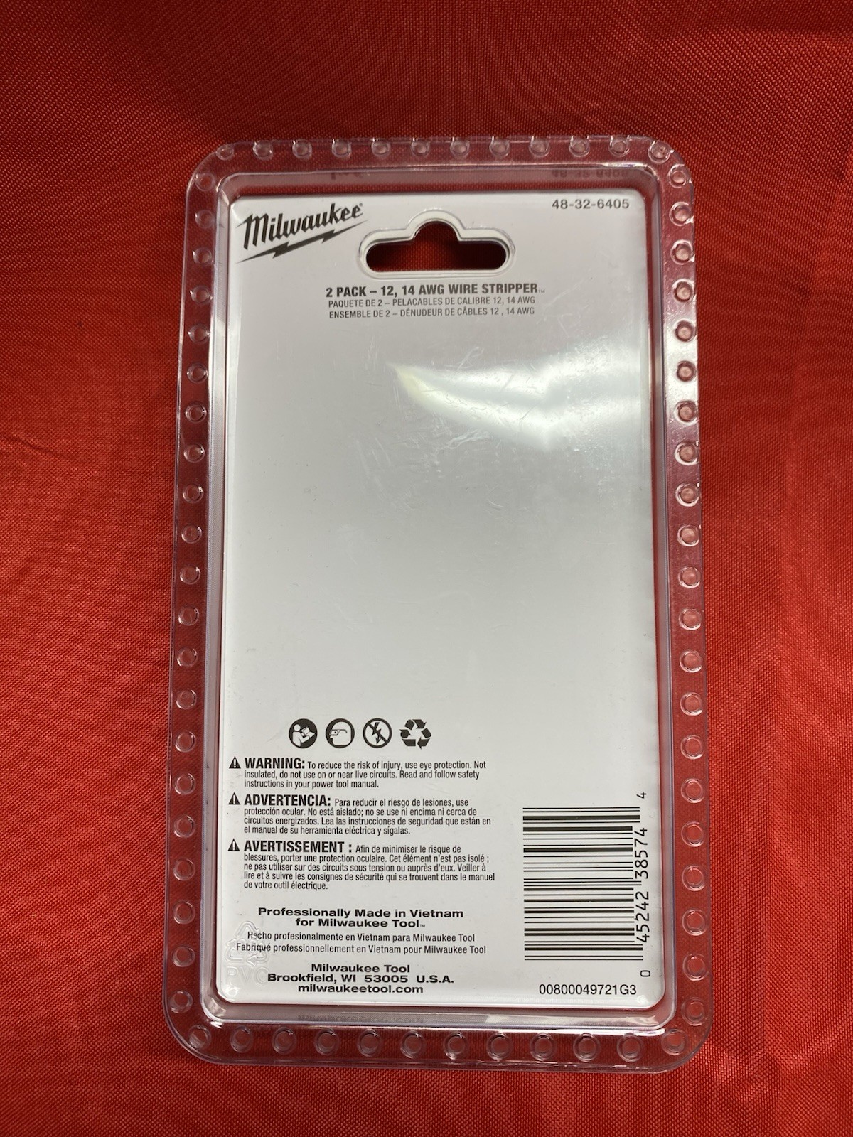 Milwaukee 48-32-6405 Solid AWG Wire Stripper Set 2-Piece (12 & 14 AWG)