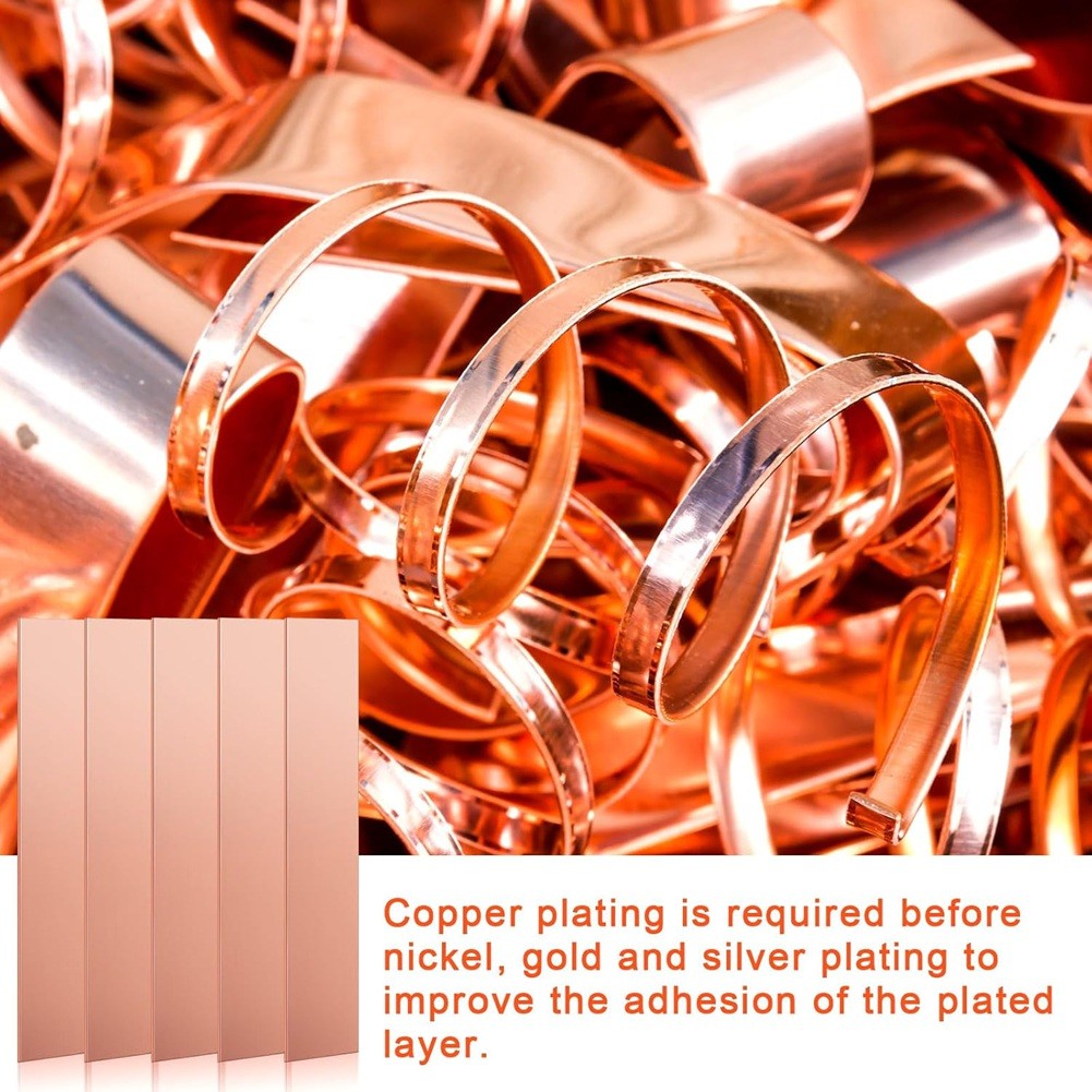 Pack of 20 Pure Copper Anode Sheets for Electroplating and Plating9325