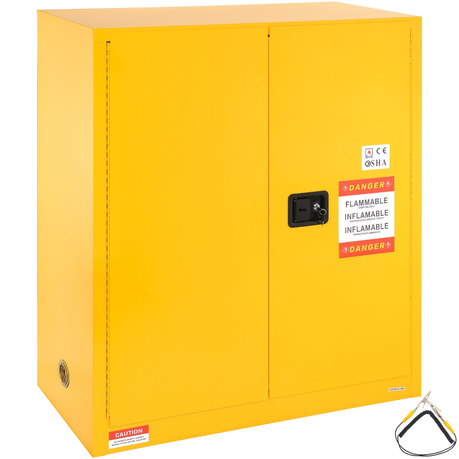 Uimoso Flammable Safety Cabinet Liquid Storage 30 Gal 43.1×18.1×50.1 in Cabinet