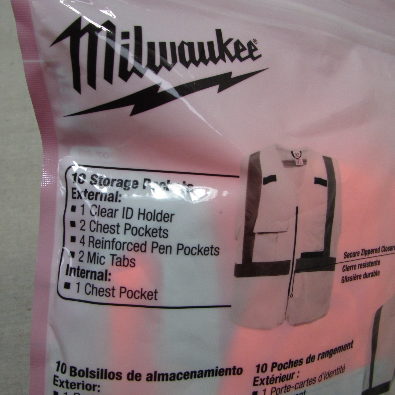 Milwaukee Tool Hi-Visibility Orange Safety Vest – L/XL 48-73-5032 Carry More