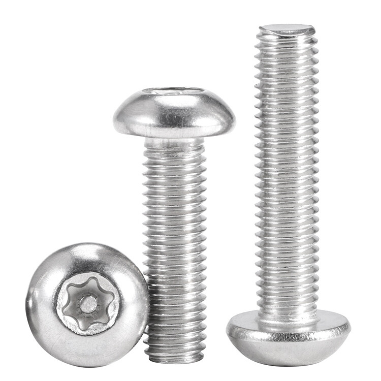Security Screws A2 Stainless Steel Socket Button Torx Pin M3 M4 M5 M6 M8 M10