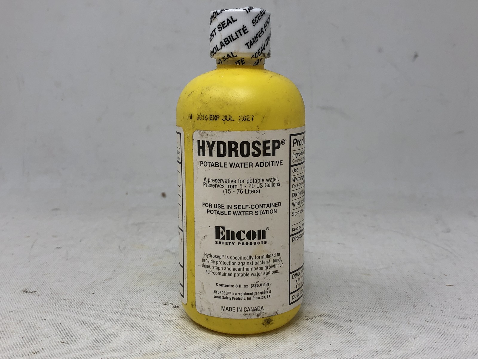 Hydrosep Water Treatment Additive for Eyewash Stations – One 8oz Bottle