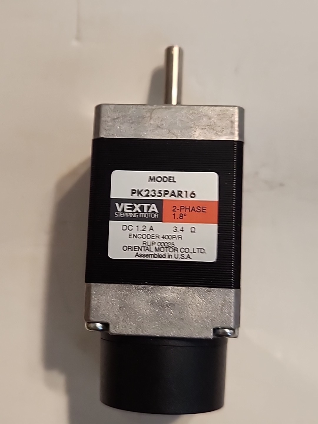 Vexta Oriental Co PK235PAR16 Stepper Motor 1.8 Deg 1.2A 2 Phase 3.4 Warranty