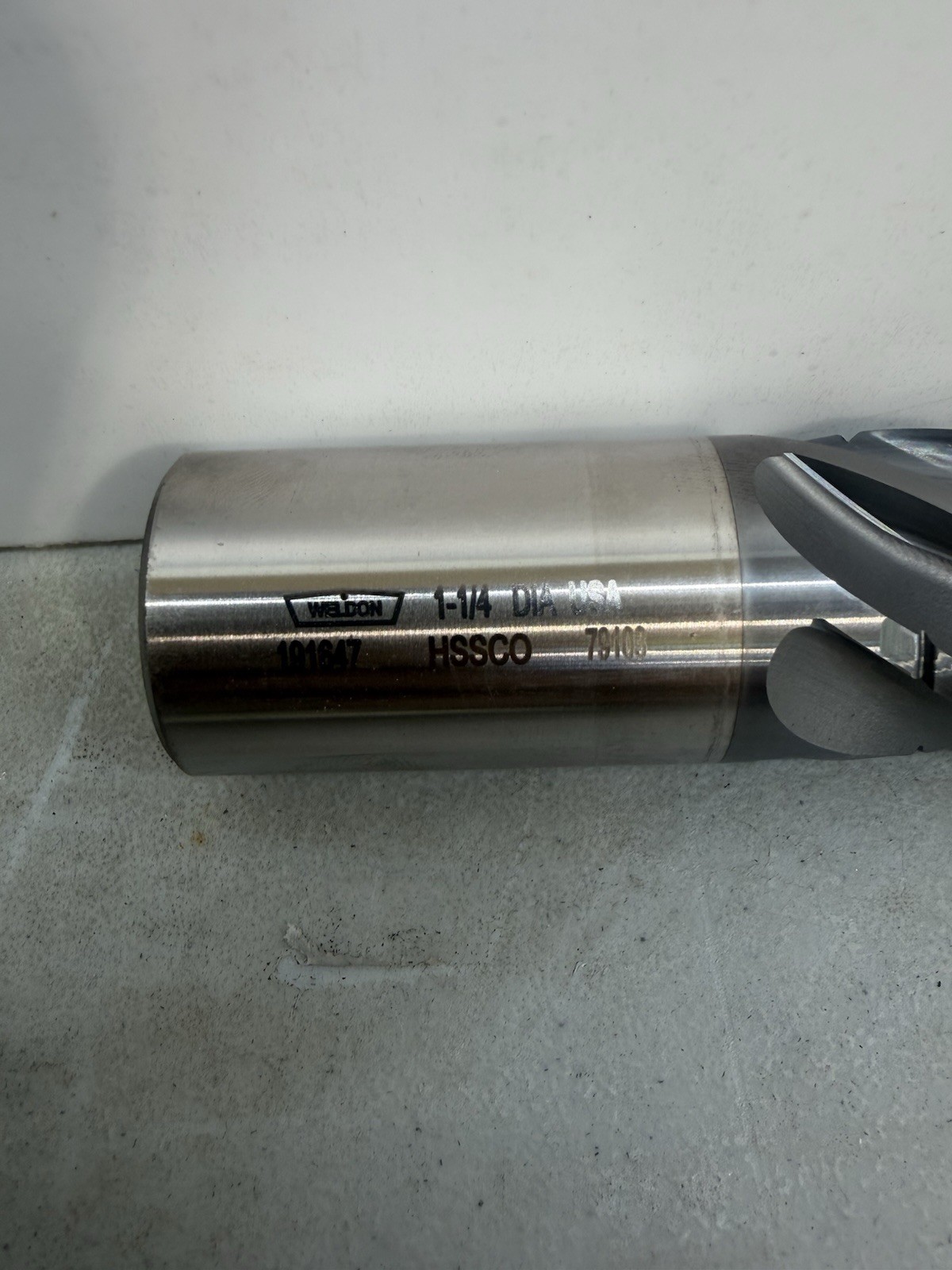Weldon 1-1/4” HSSCO Roughing End Mill Corn Cob Cutter 79103-70-W USA