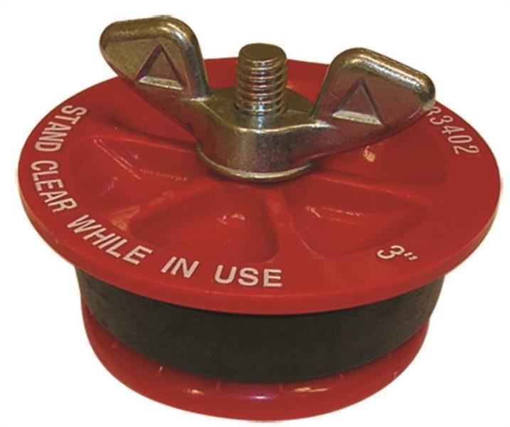 NEW OATEY 33402 PLASTIC RUBBER WING NUT 3″ PLUMBING PIPE TEST PLUG 8041709
