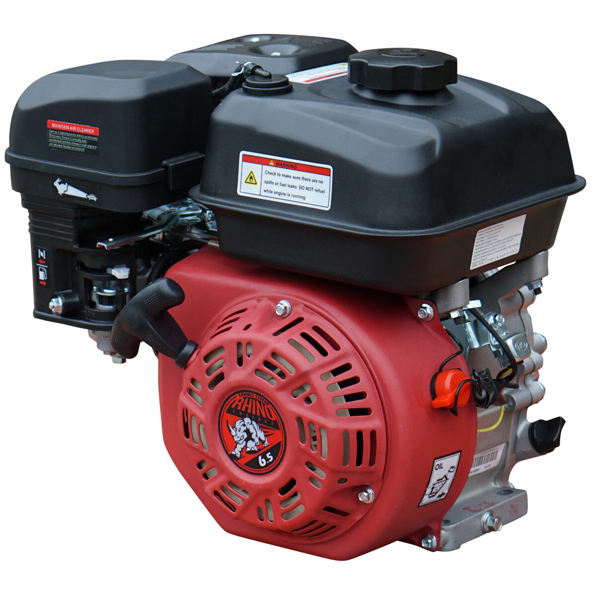 New 6.5HP Gas Engine Motor Recoil Start Fast Free Shipping! Horizontal 212cc