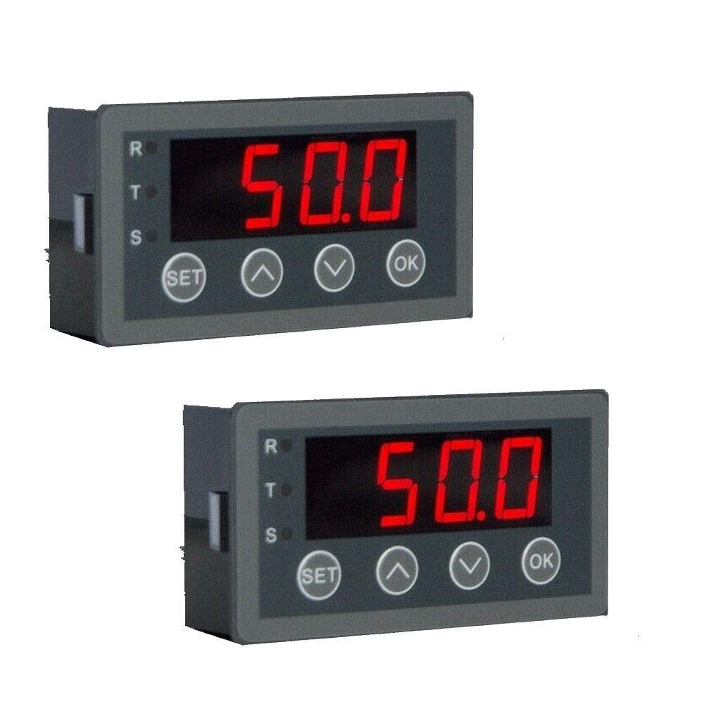 Digital Display Meter 0-10V 0-20mA 2-10V 4-20mA Analog Display Meter with Relay