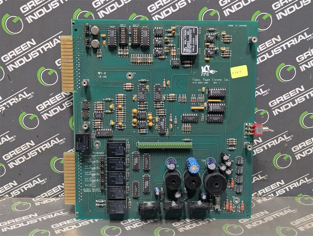 USED Fossil Power Systems Inc. S951-203 Control Board Rev. 1