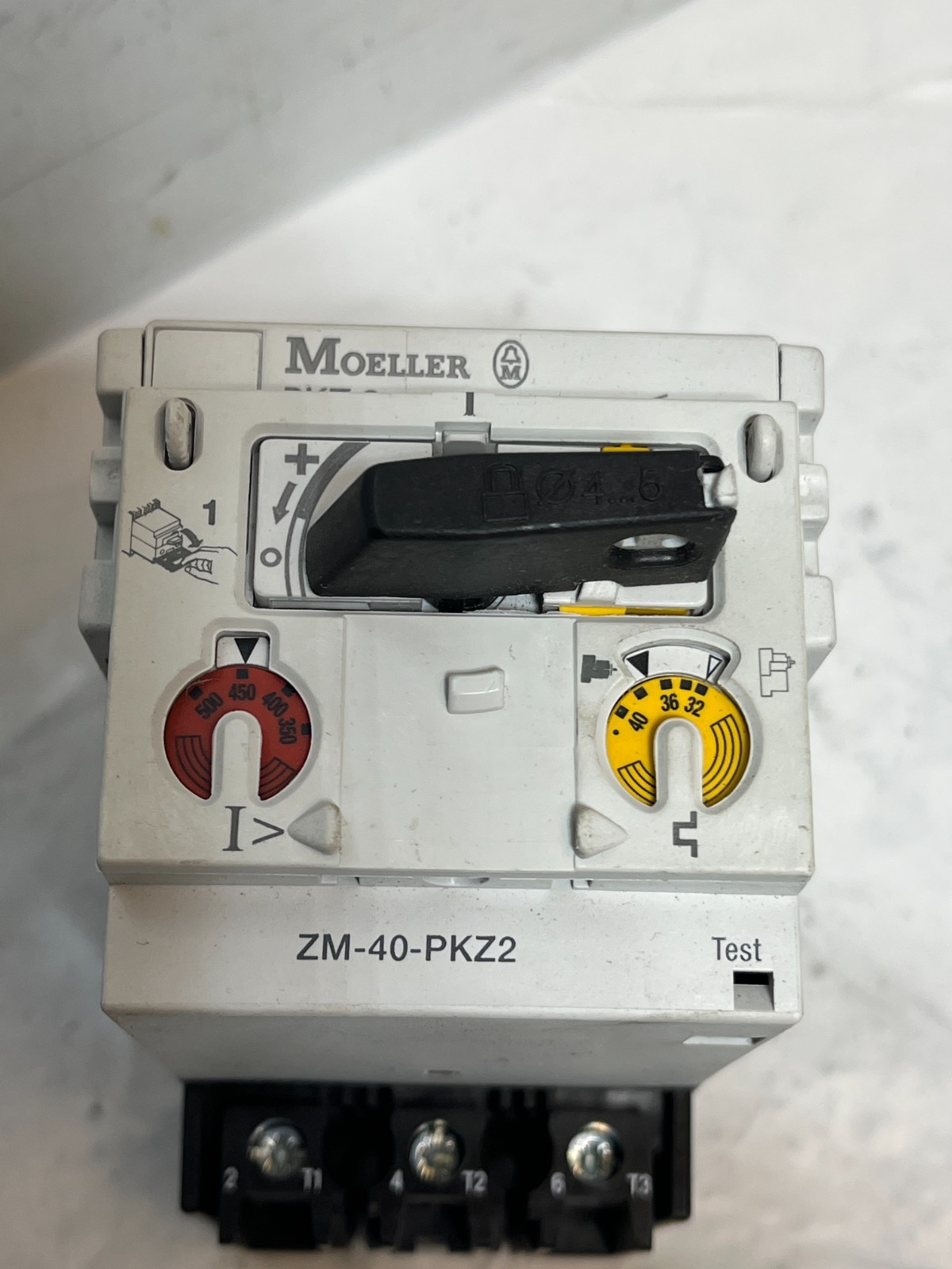 Moeller ZM-40-PKZ2 Motor Starter Protector 480/277V AC