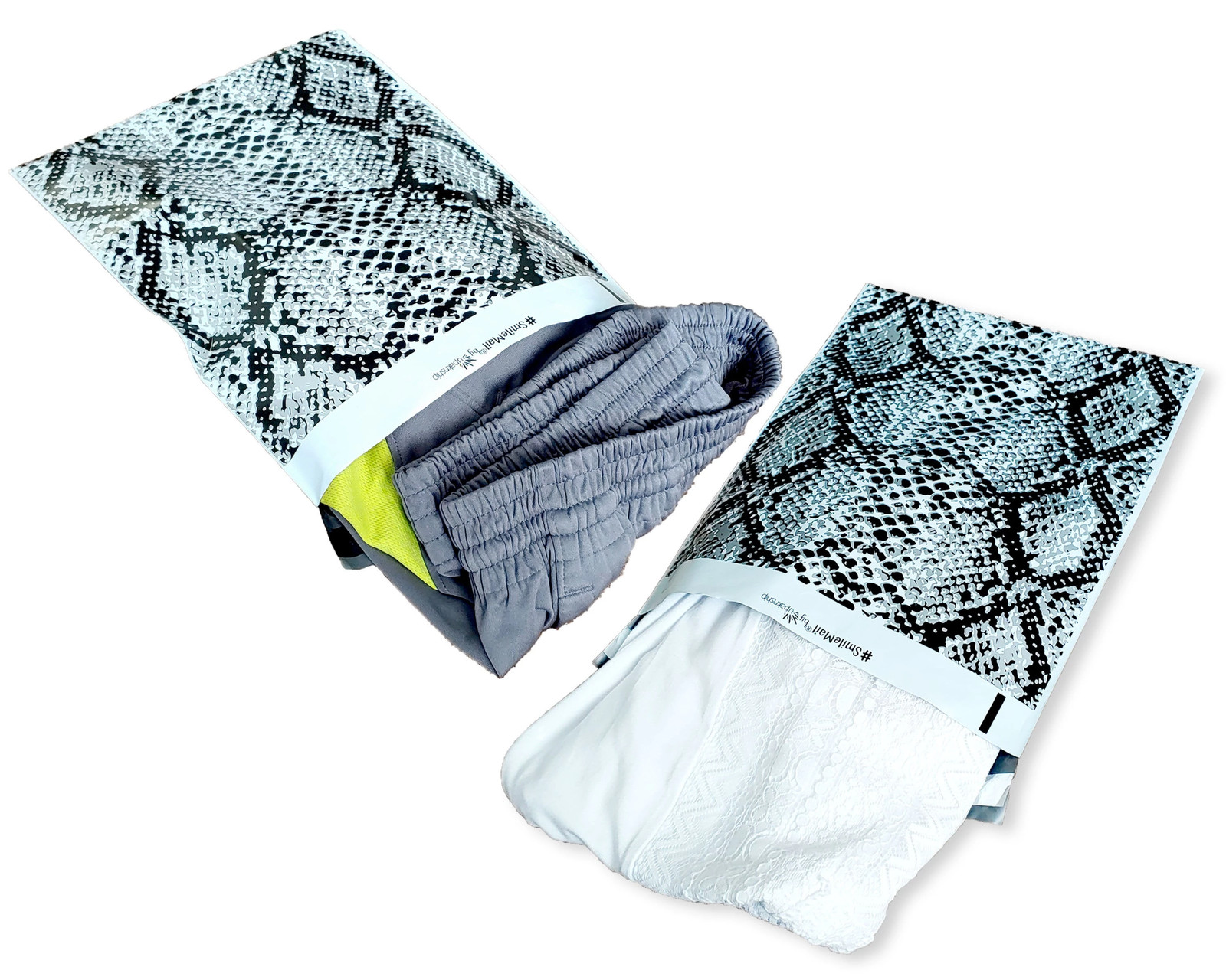 10×13″ Marble, Snake Skin Combo Poly Mailers, Custom Shipping Mailing Bags FUN