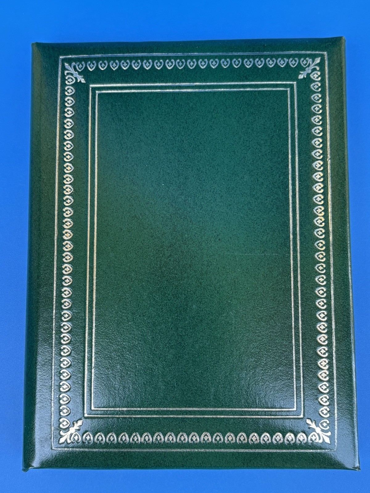 True Vintage 20th Century Addresses Phonebook Planner Dark Green Unused Memo