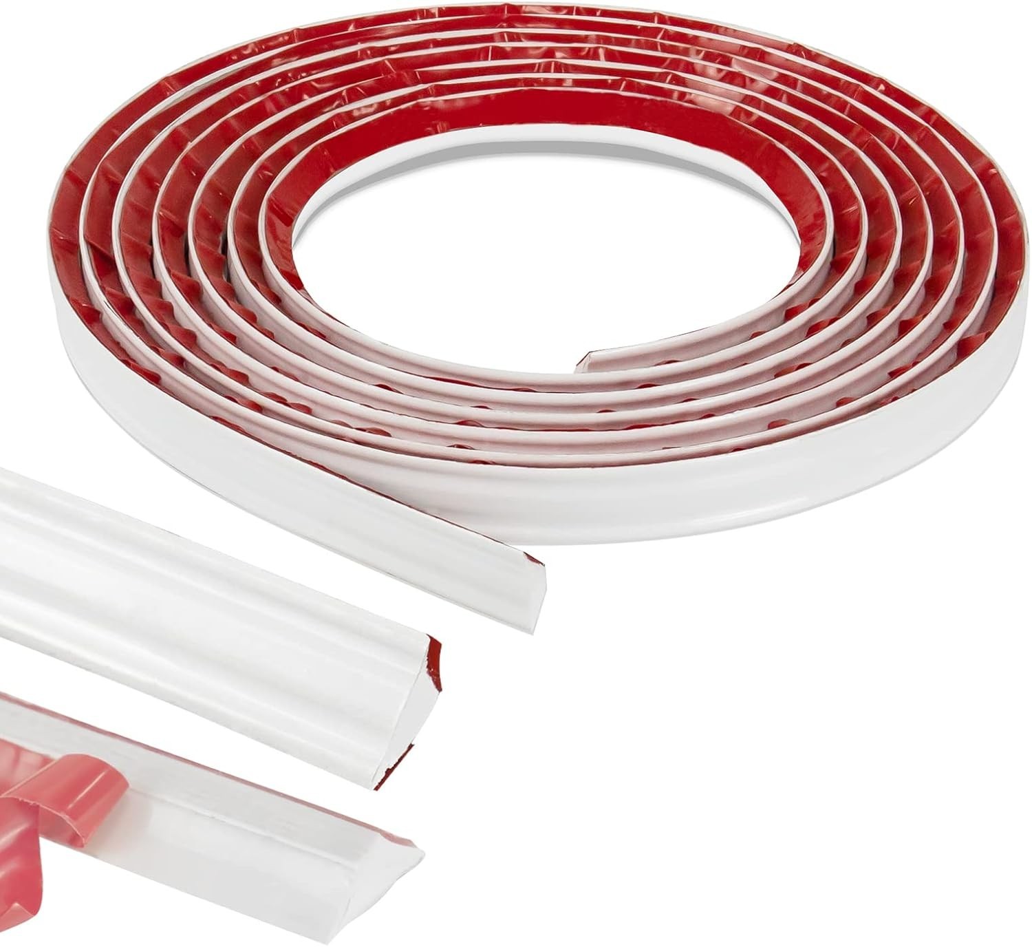 Durable Peel and Stick Trim Strip for Molding – 3/4″ x 16 Ft, Ideal for Any Room