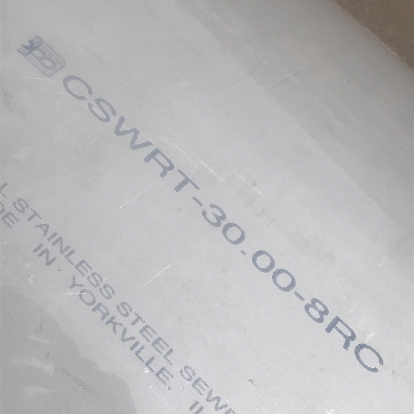 CASCADE WATERWORKS SEWER SADDLE CSWRT-30.00-08RC 30” x 8” w NON SHEAR CPLG 30.00