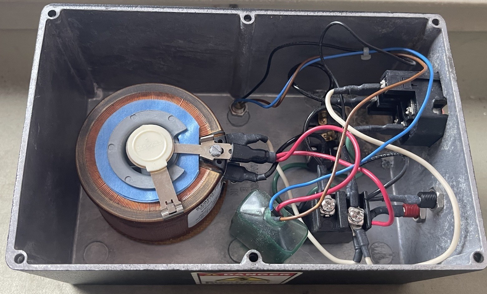 Staco Energy Products 221-B Variable Transformer – Enclosure Mounted – Works