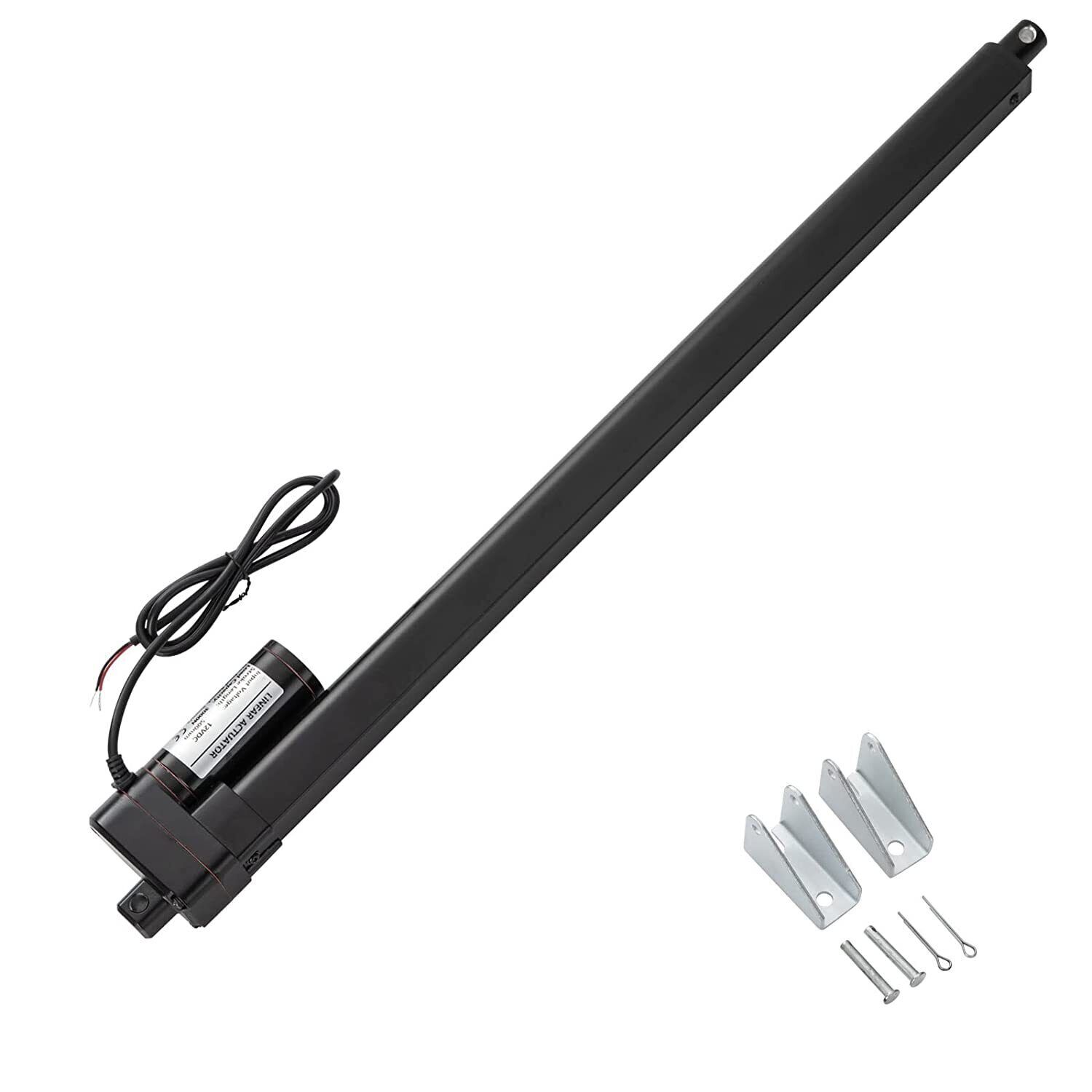 DC 24V Electric Linear Actuator Motor 3000N 660lb 2″~ 40″ Heavy Duty Fast IP65