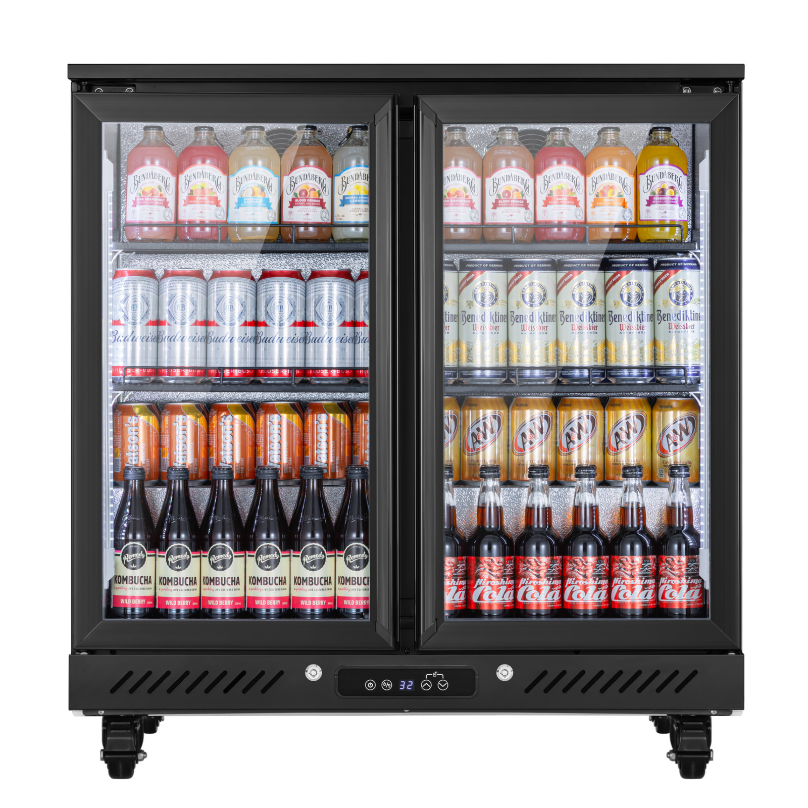 Yeego 6.5 Cu.Ft Back Bar Cooler Commercial Beverage Refrigerator Under Counter