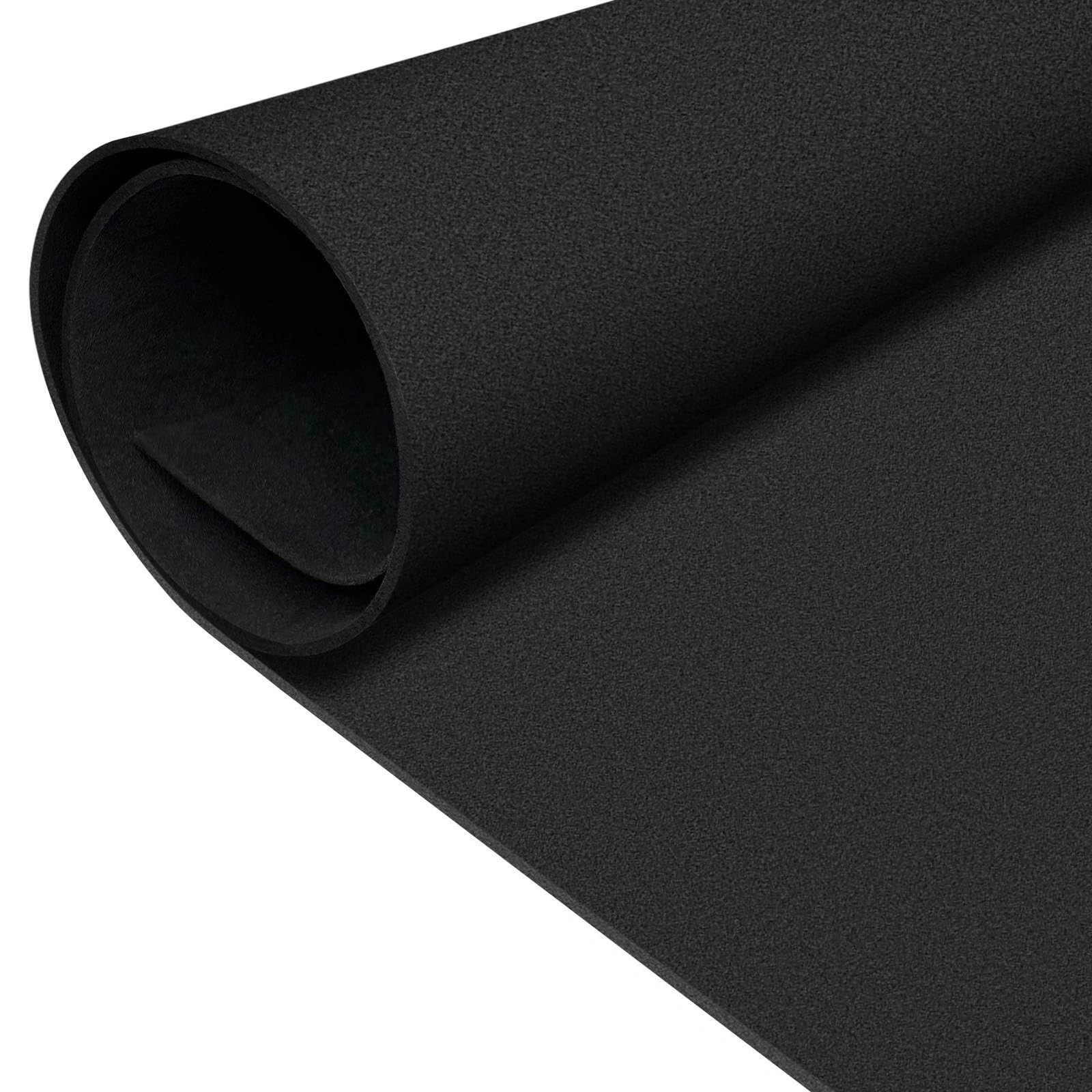 biguphate EVA Foam Roll – 2mm Black Ultra High Density Craft Foam (86 kg/m³