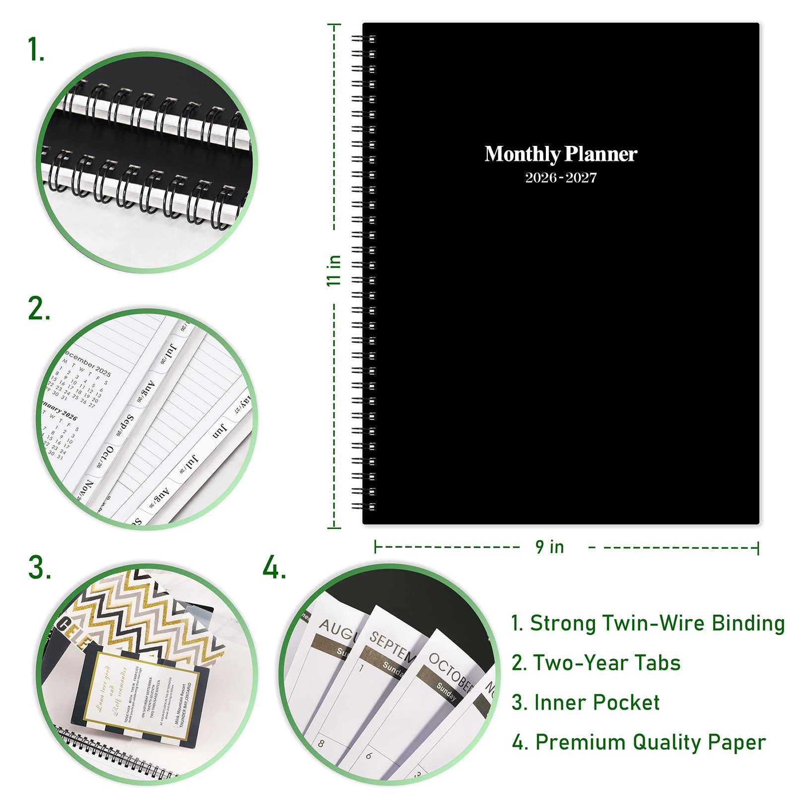 2026-2027 Monthly Planner/Calendar – January 2026 – December 2027, Monthly Ca…